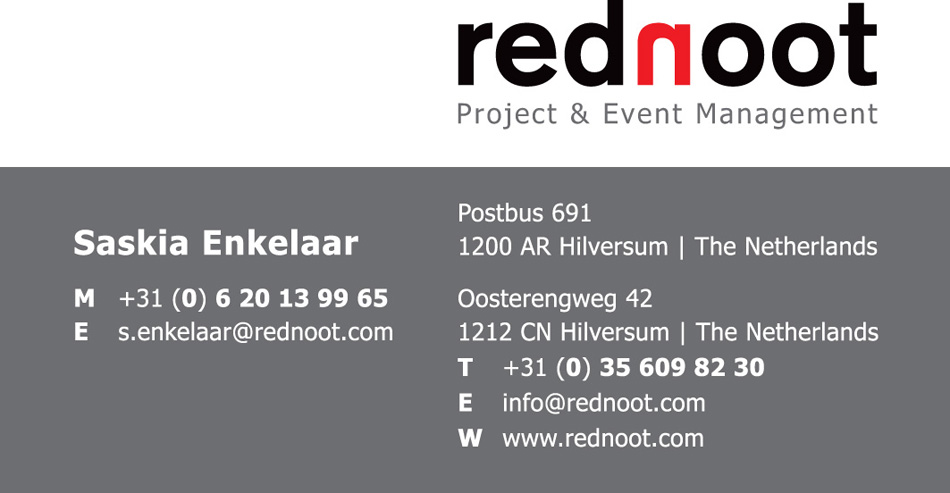 rednoot Project en Event management
